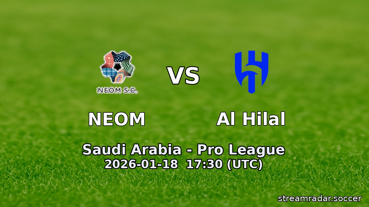 NEOM vs Al Hilal