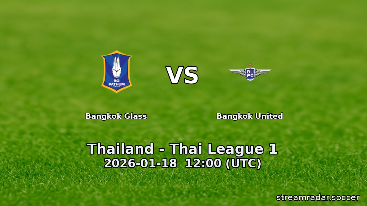 Bangkok Glass vs Bangkok United