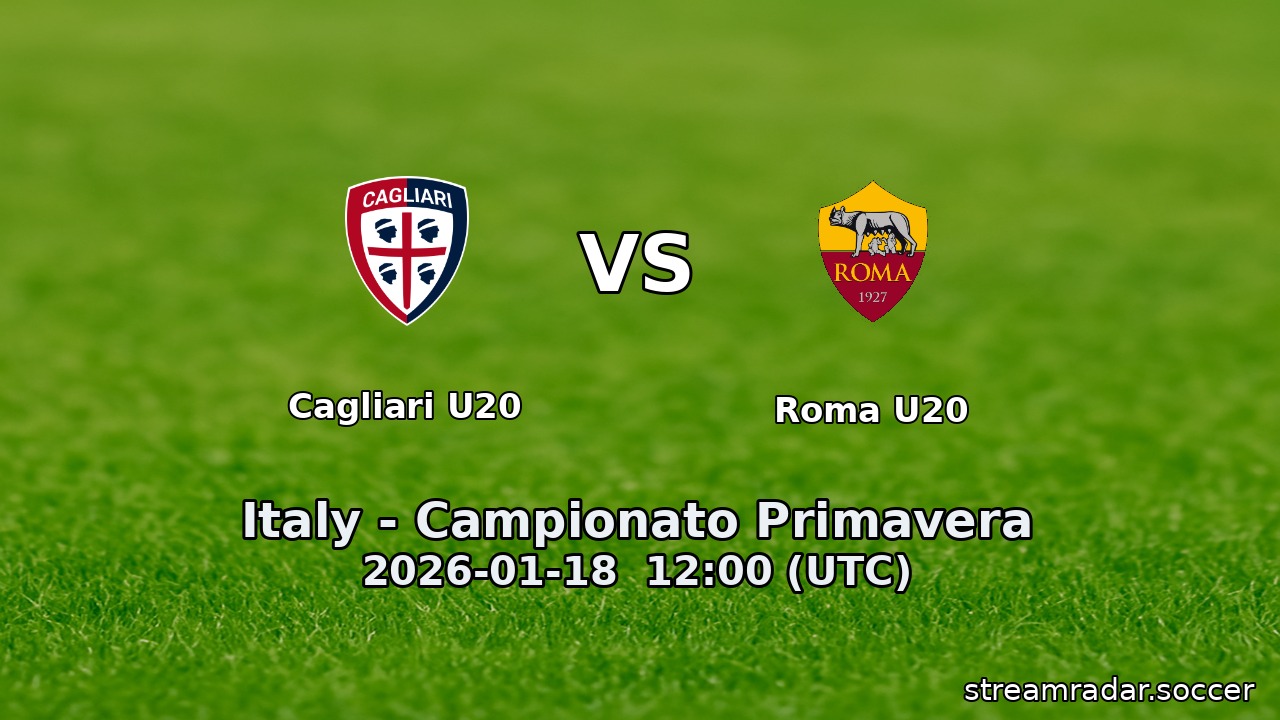 Cagliari U20 vs Roma U20