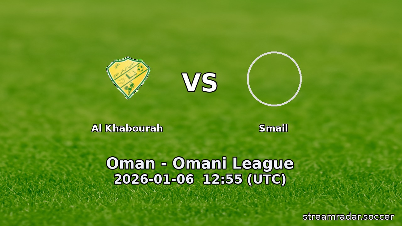 Al Khabourah vs Smail