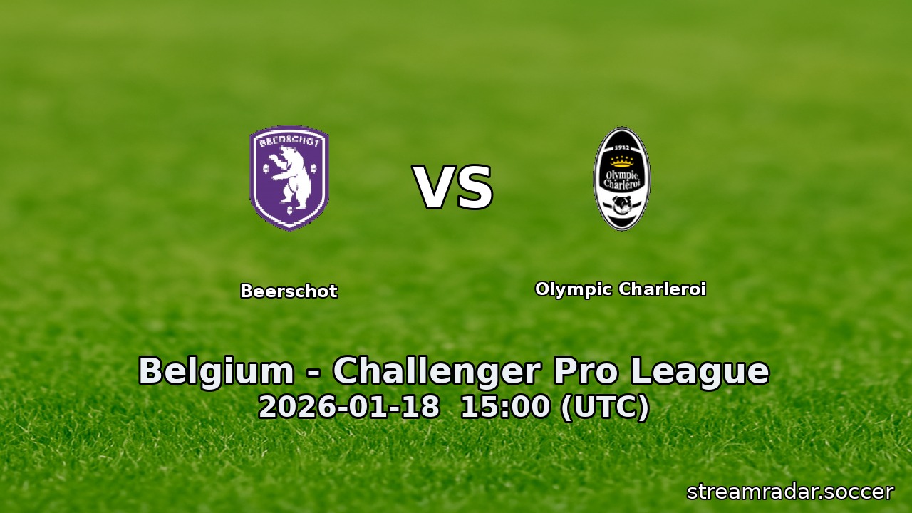 Beerschot vs Olympic Charleroi