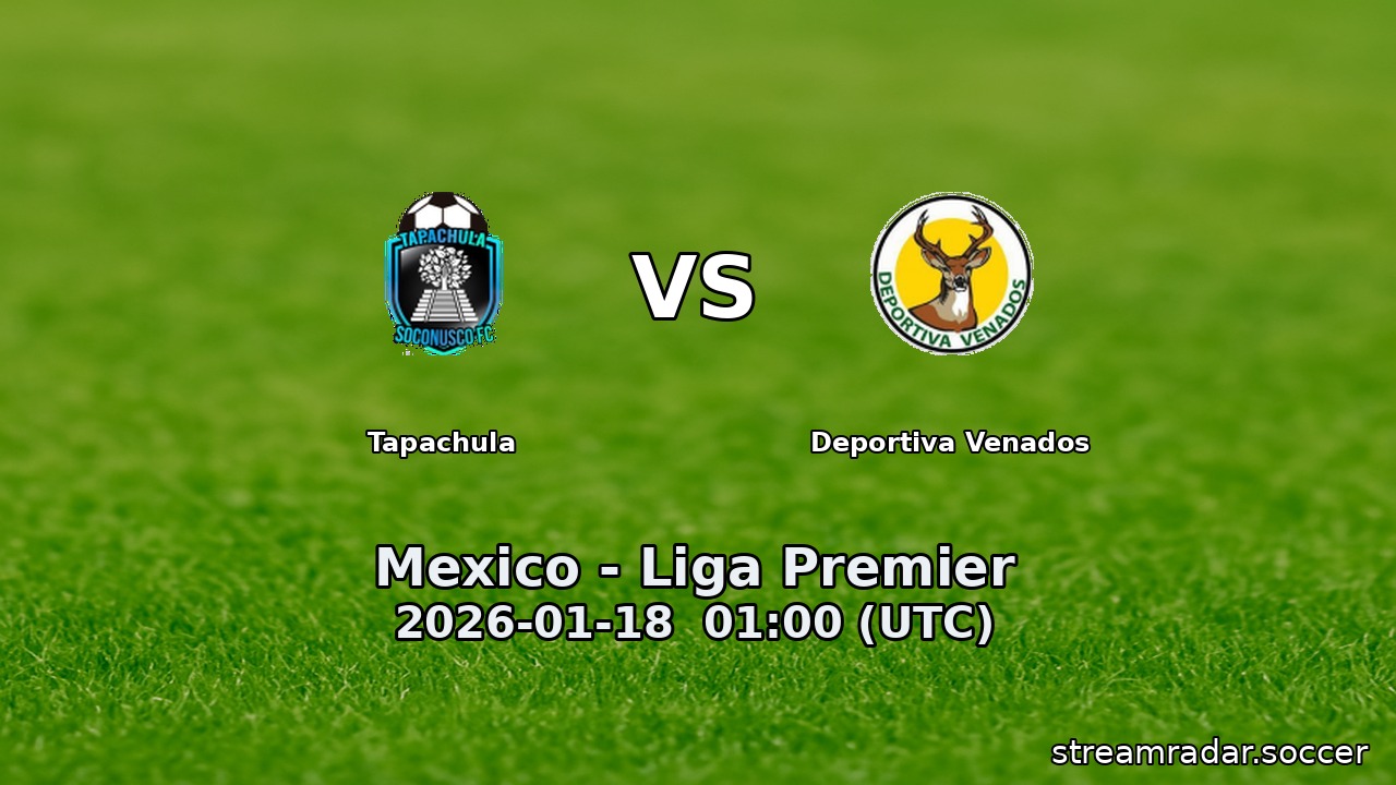 Tapachula vs Deportiva Venados