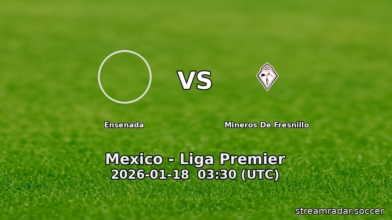 Ensenada vs Mineros De Fresnillo