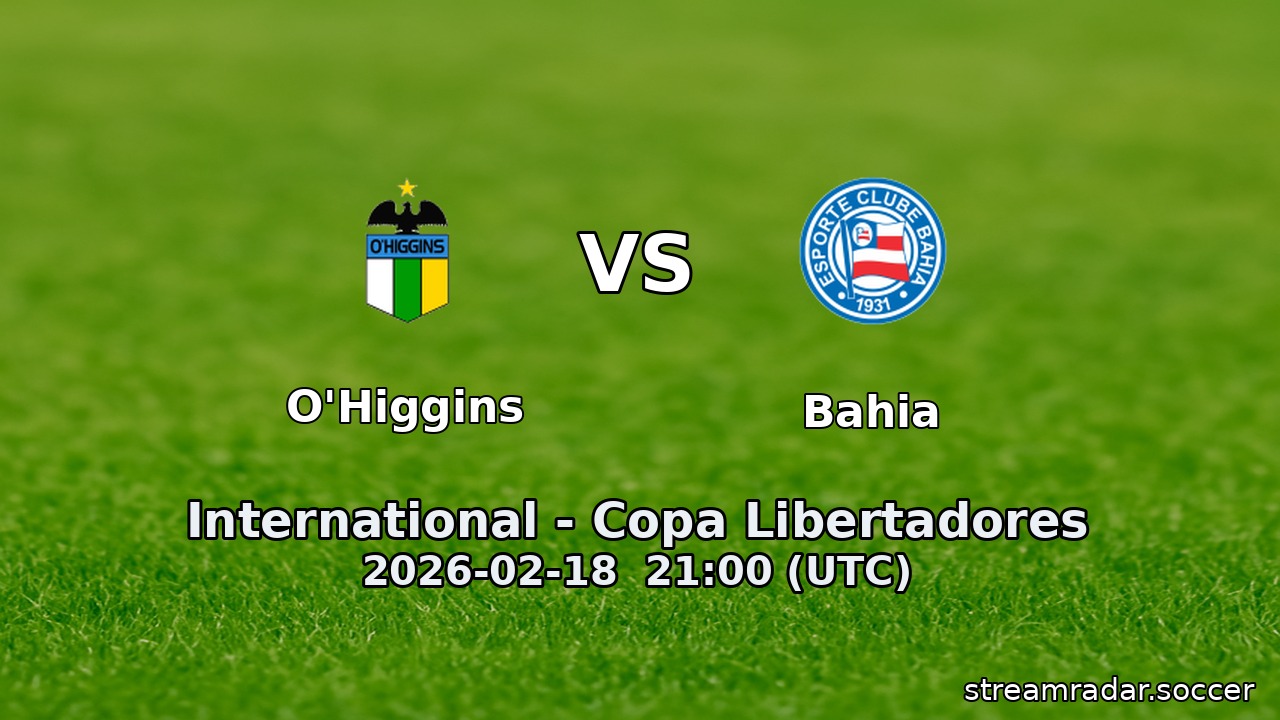 O'Higgins vs Bahia