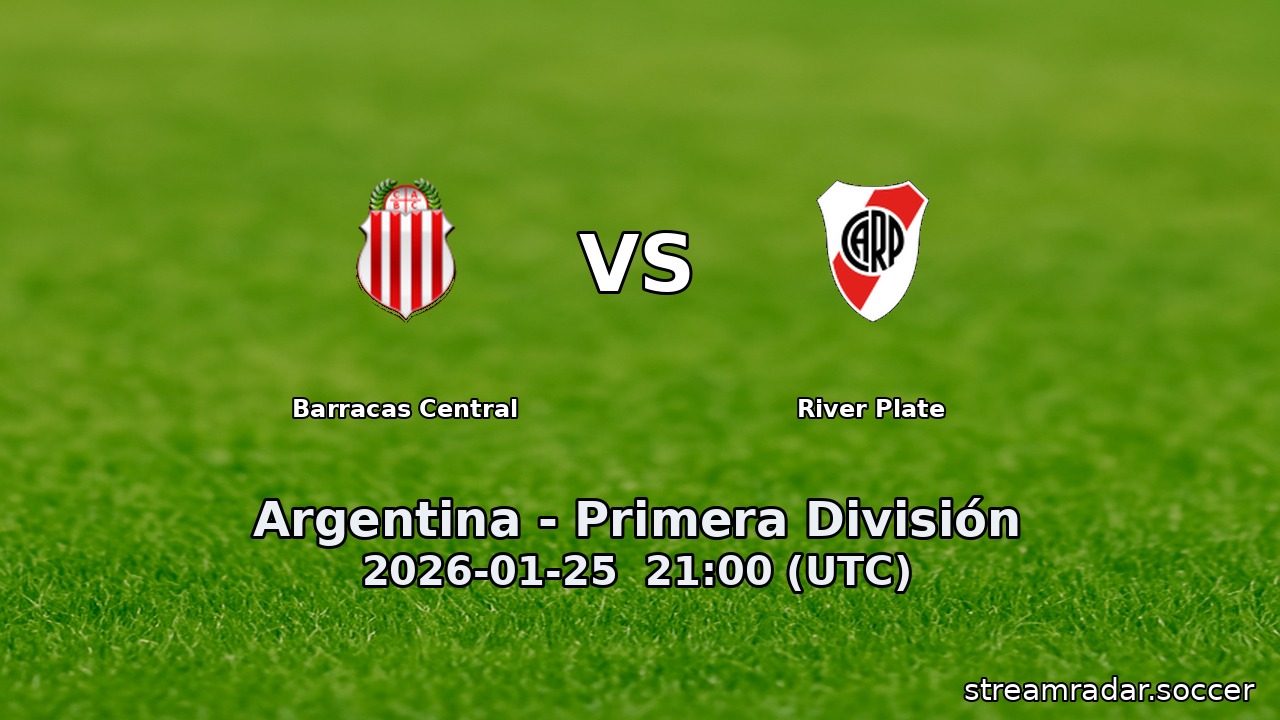 Barracas Central vs River Plate