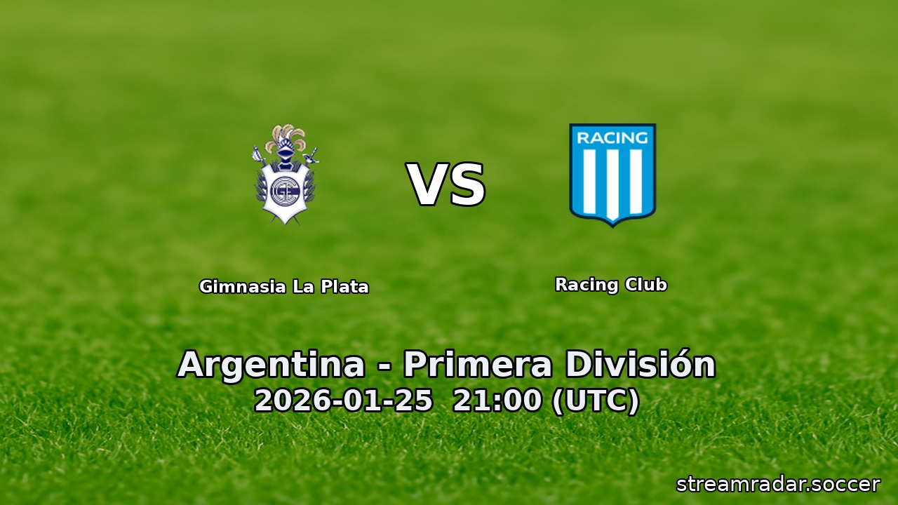 Gimnasia La Plata vs Racing Club