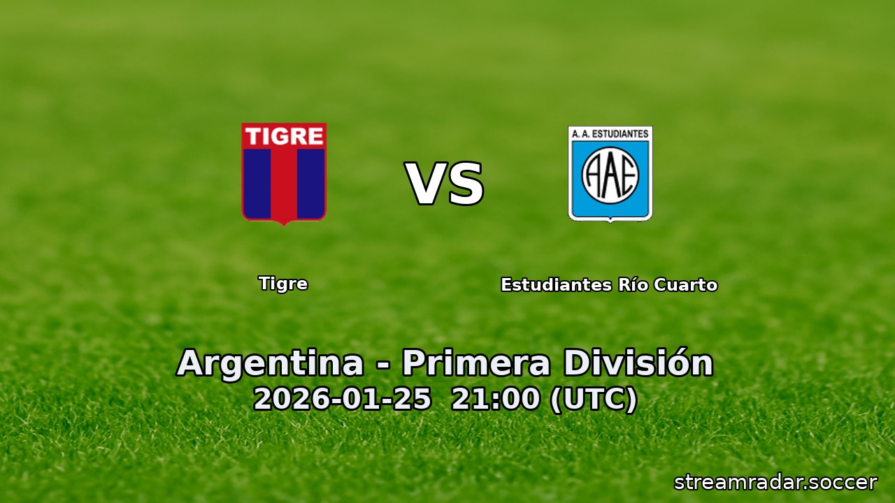 Tigre vs Estudiantes Río Cuarto