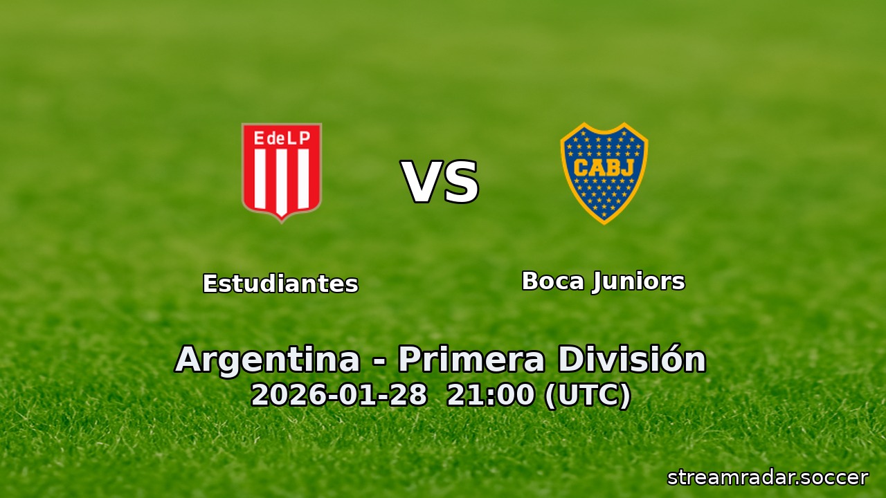 Estudiantes vs Boca Juniors