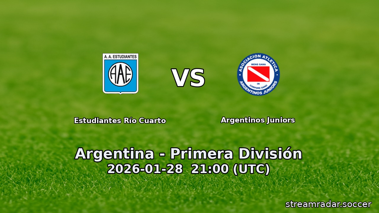 Estudiantes Río Cuarto vs Argentinos Juniors