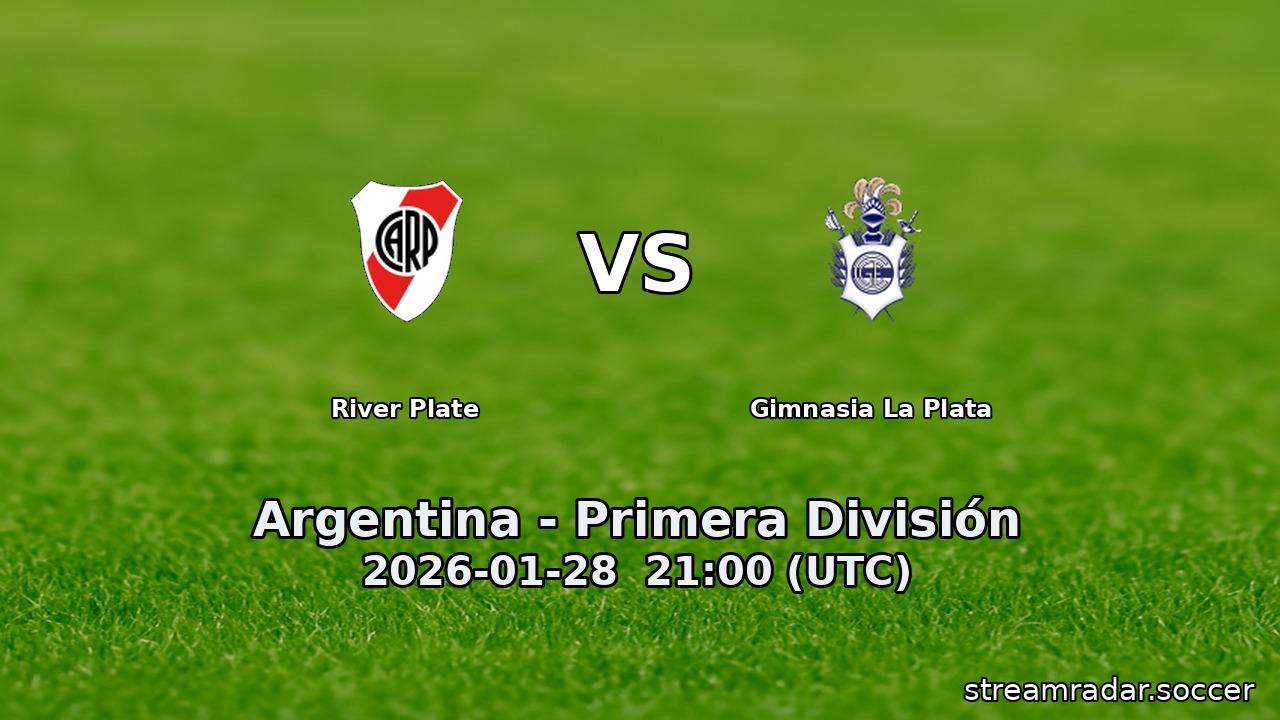 River Plate vs Gimnasia La Plata