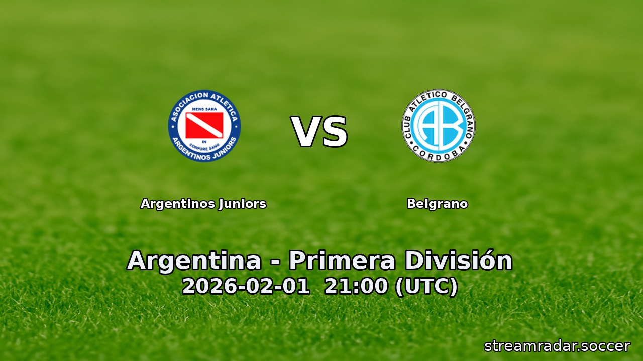 Argentinos Juniors vs Belgrano