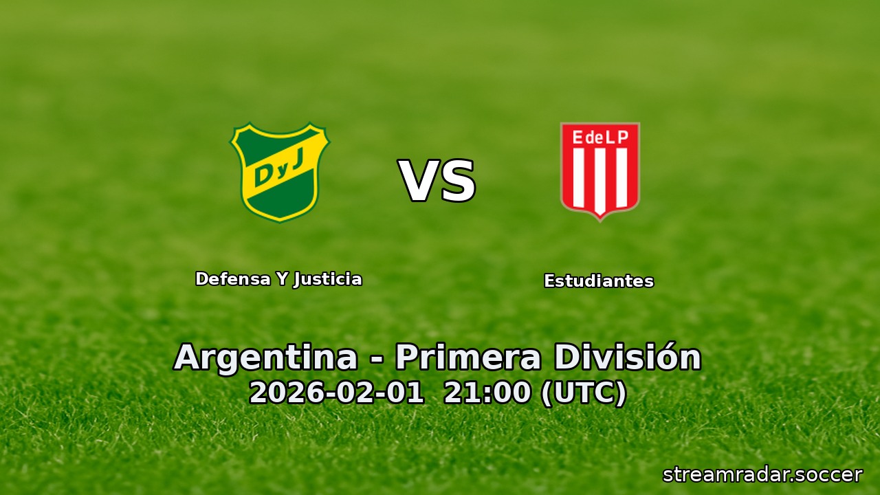 Defensa Y Justicia vs Estudiantes