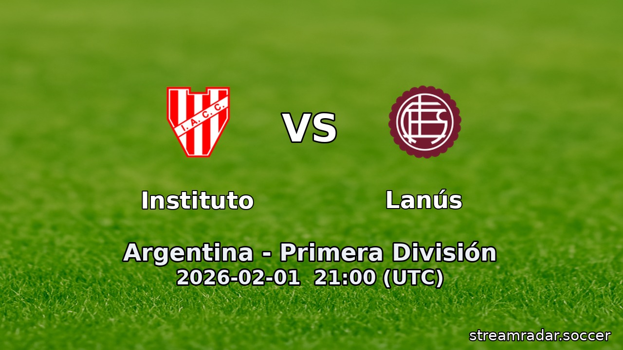 Instituto vs Lanús