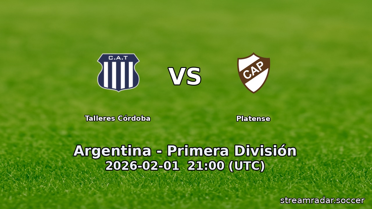 Talleres Córdoba vs Platense