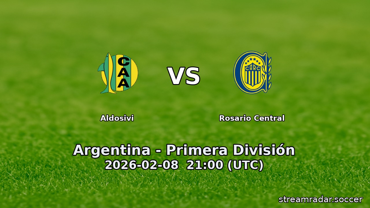 Aldosivi vs Rosario Central