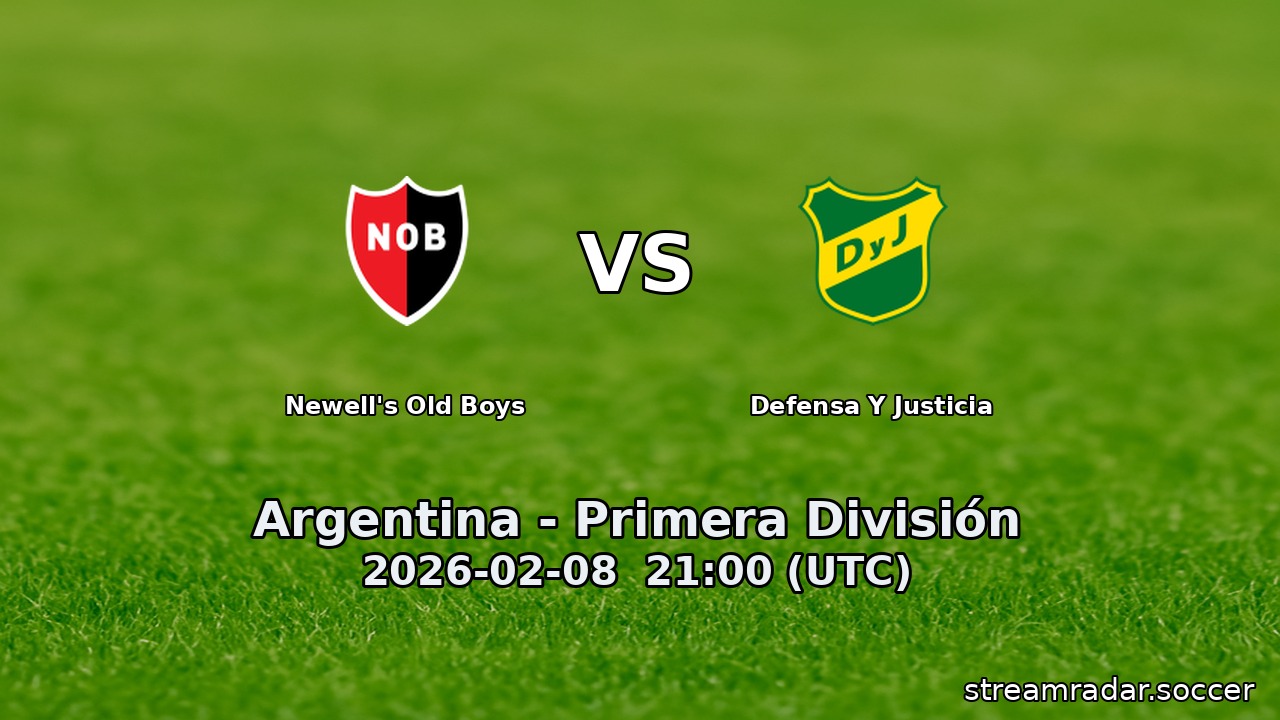 Newell's Old Boys vs Defensa Y Justicia