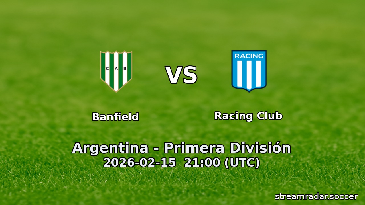 Banfield vs Racing Club