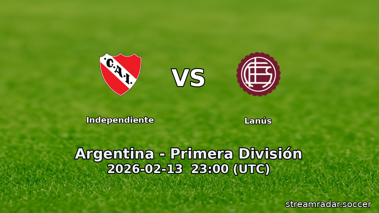 Independiente vs Lanús