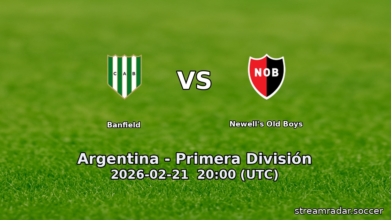 Banfield vs Newell's Old Boys