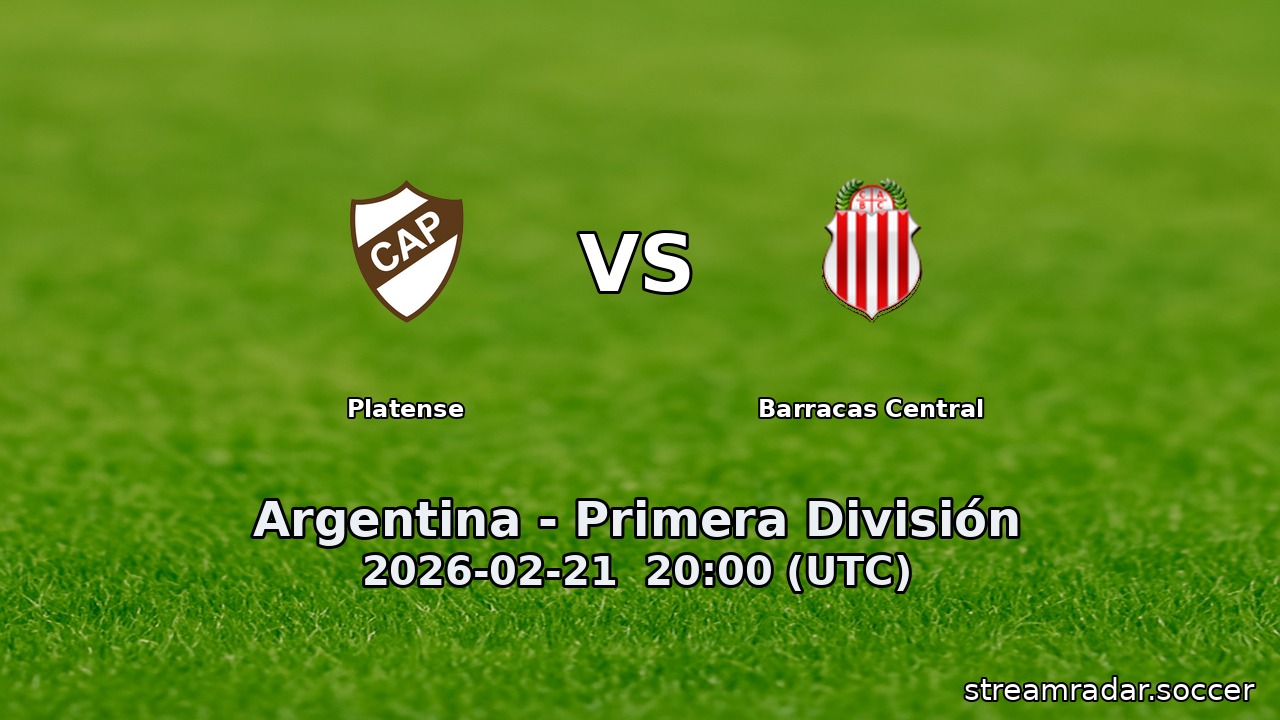 Platense vs Barracas Central