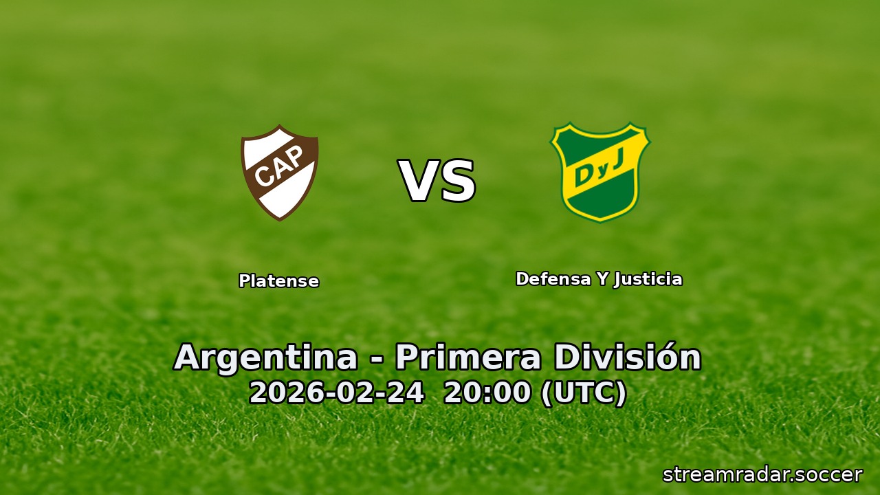 Platense vs Defensa Y Justicia
