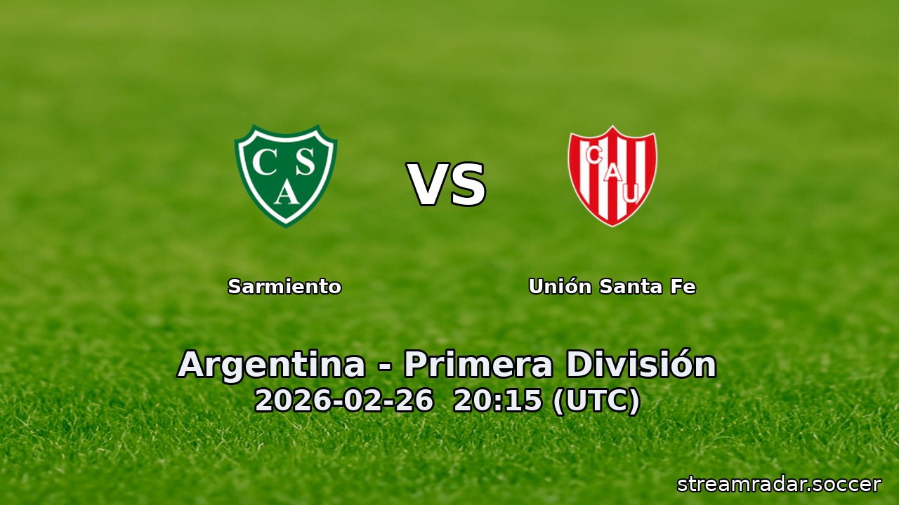 Sarmiento vs Unión Santa Fe