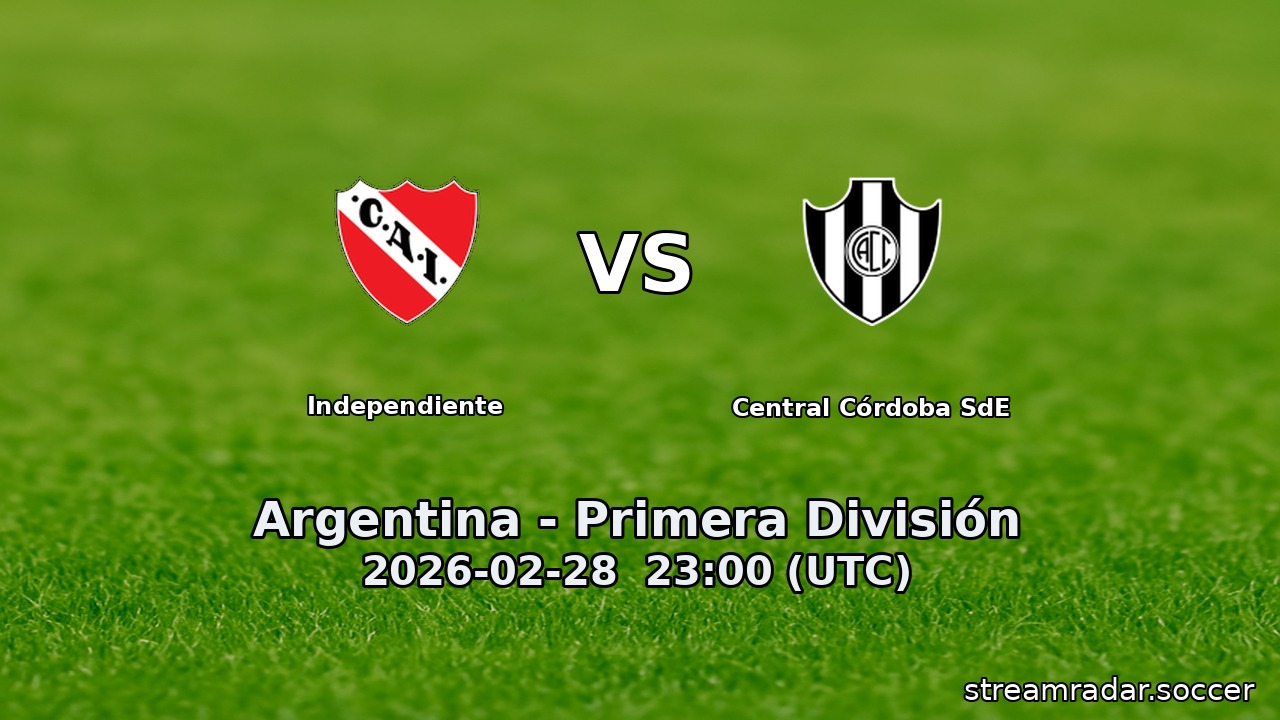 Independiente vs Central Córdoba SdE