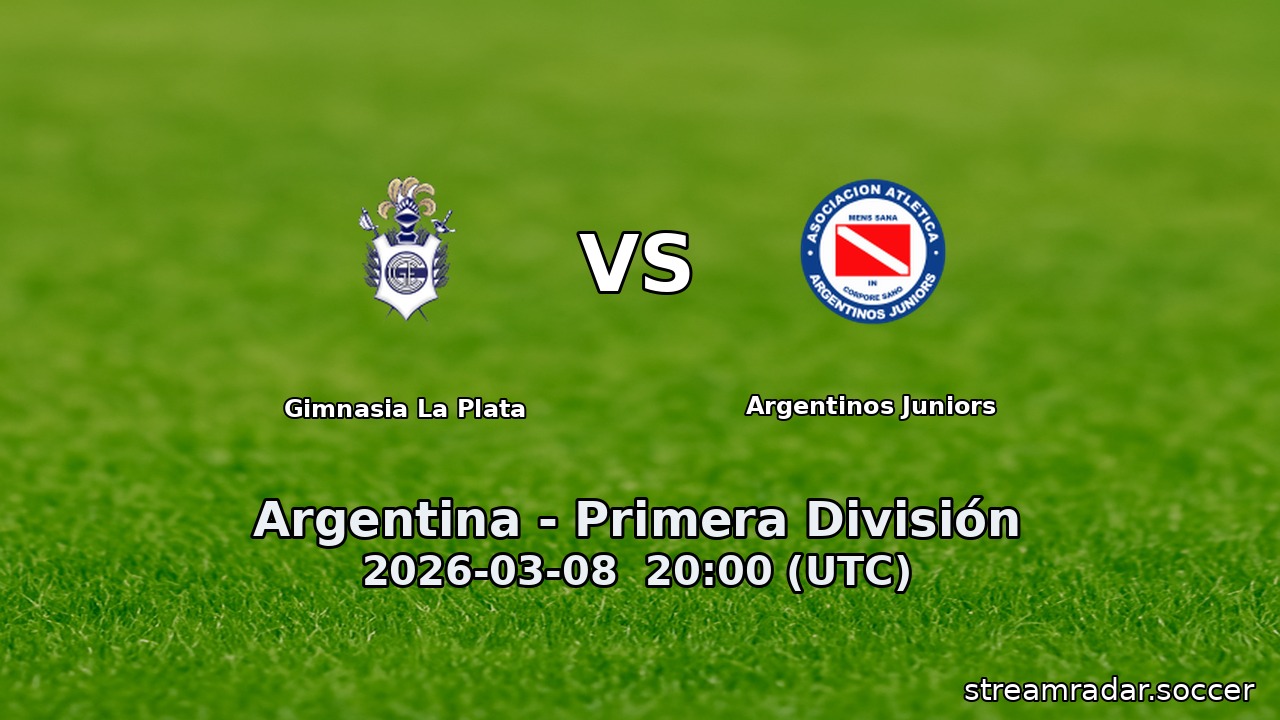 Gimnasia La Plata vs Argentinos Juniors