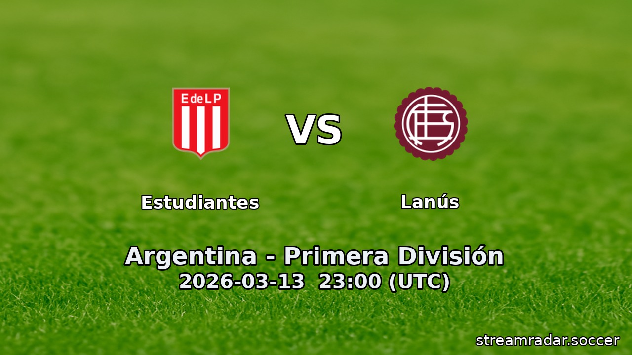 Estudiantes vs Lanús