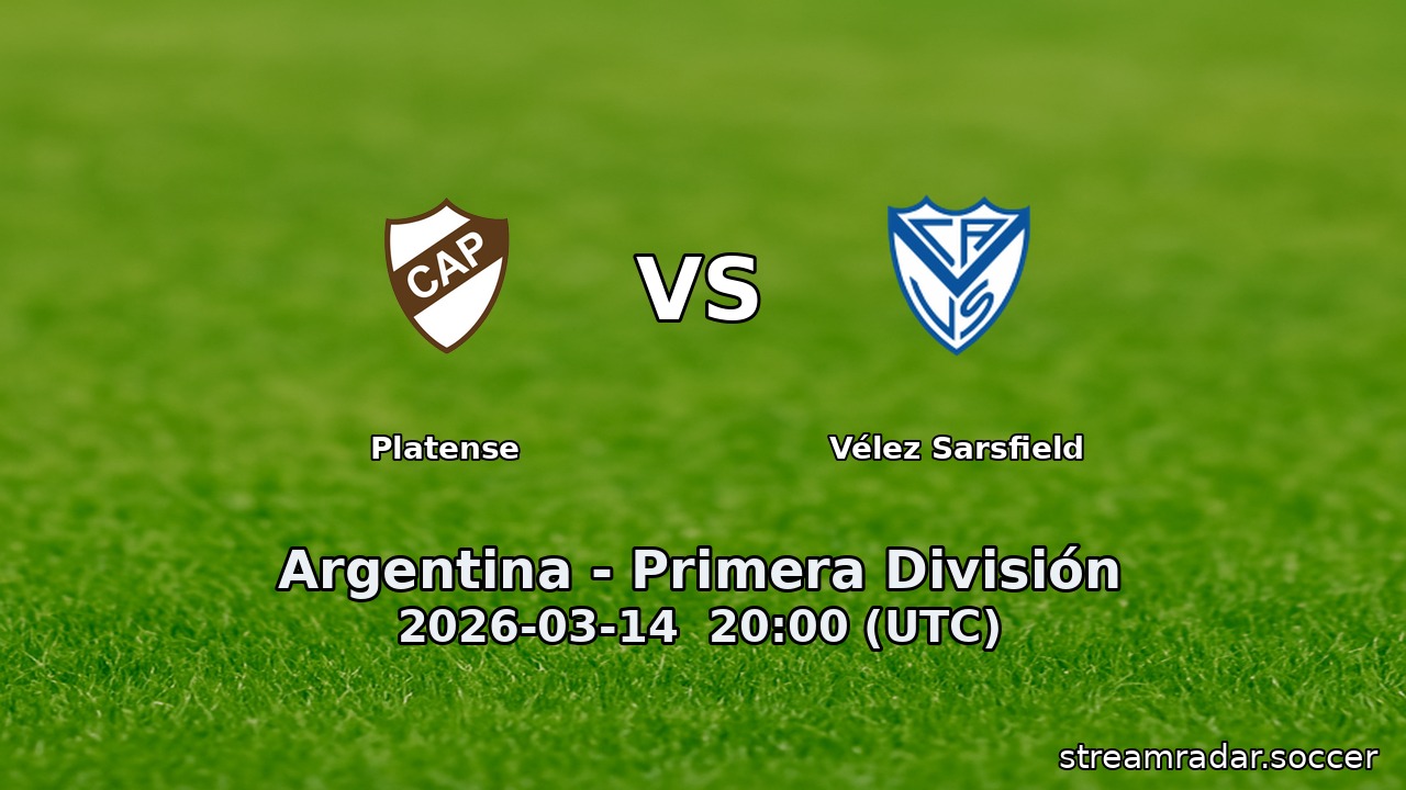 Platense vs Vélez Sarsfield