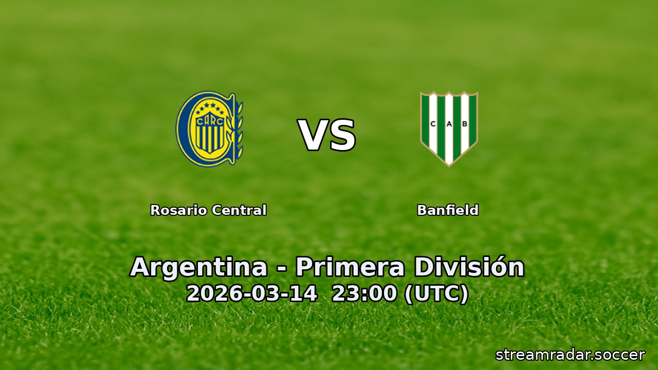 Rosario Central vs Banfield