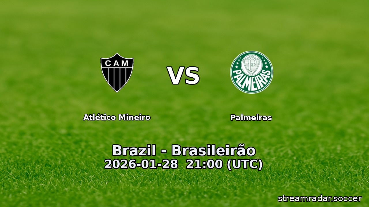 Atlético Mineiro vs Palmeiras