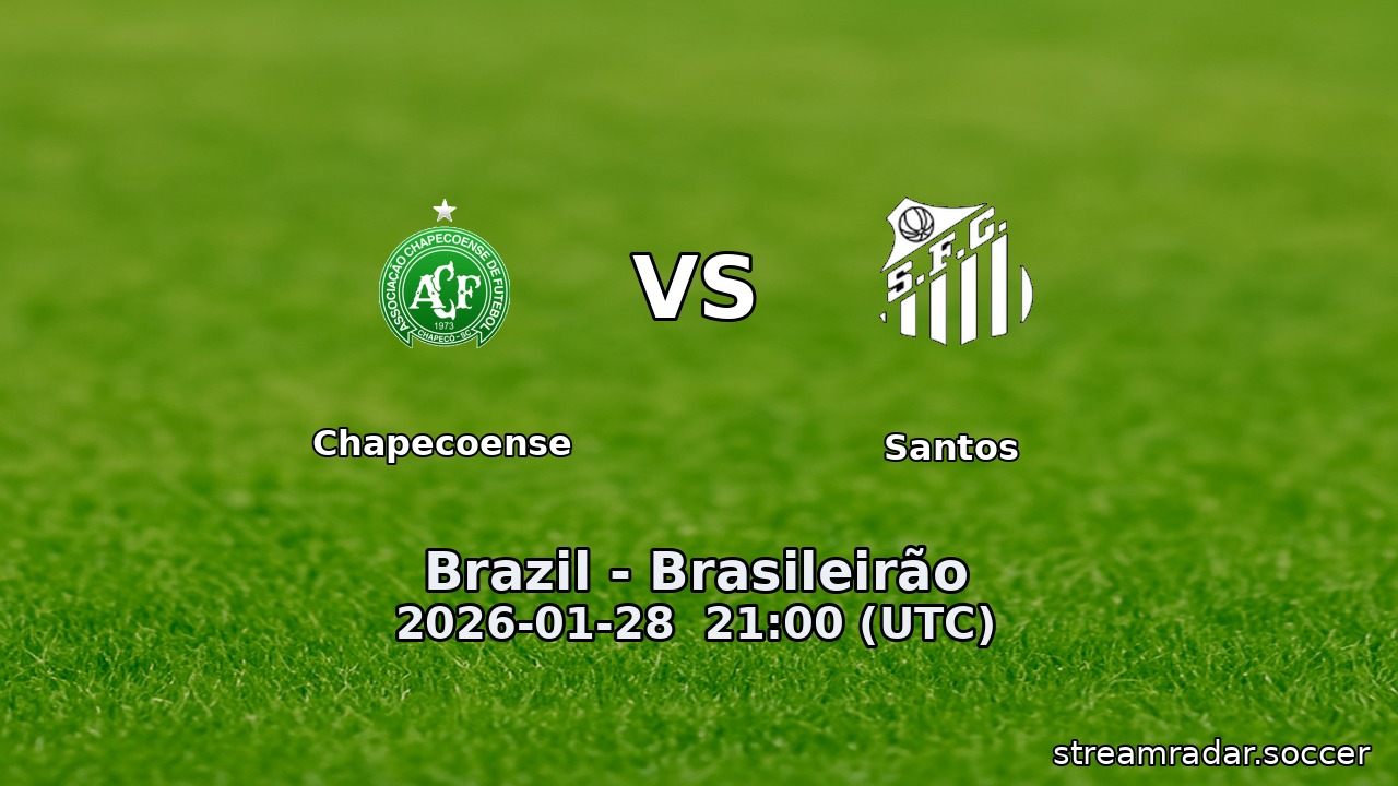 Chapecoense vs Santos