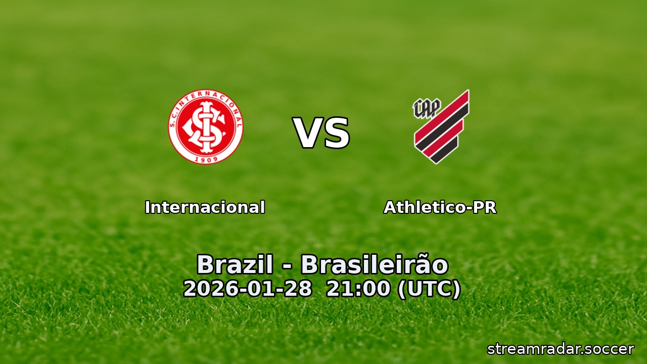Internacional vs Athletico-PR