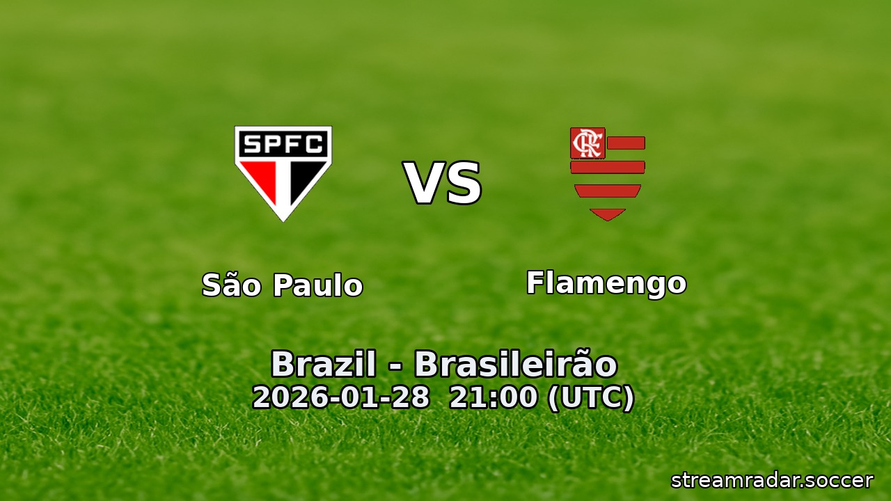 São Paulo vs Flamengo