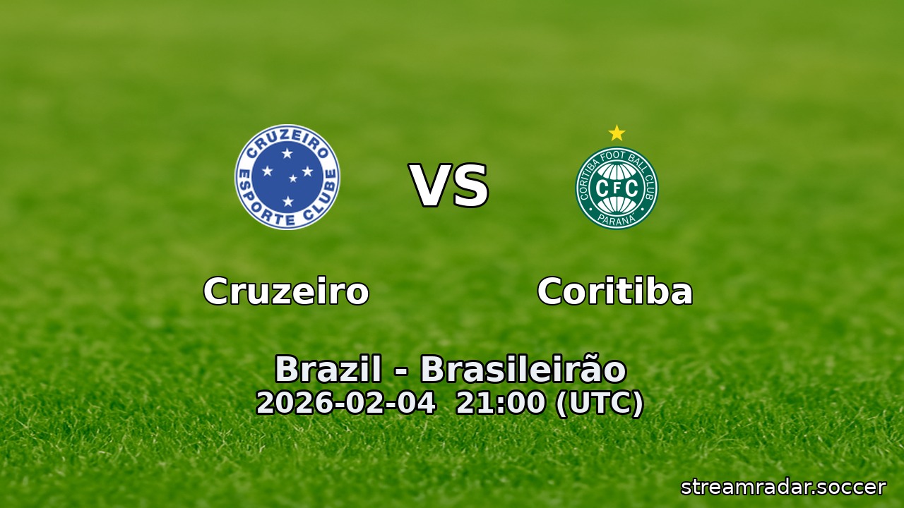 Cruzeiro vs Coritiba