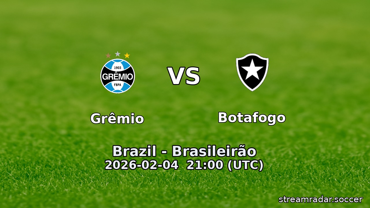 Grêmio vs Botafogo