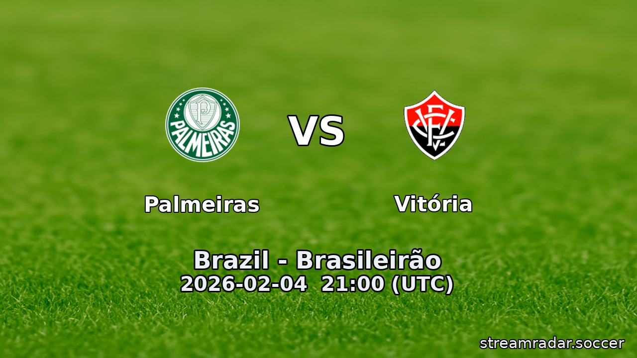 Palmeiras vs Vitória