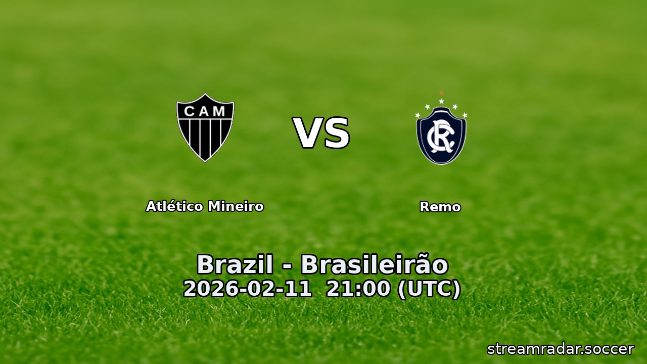 Atlético Mineiro vs Remo