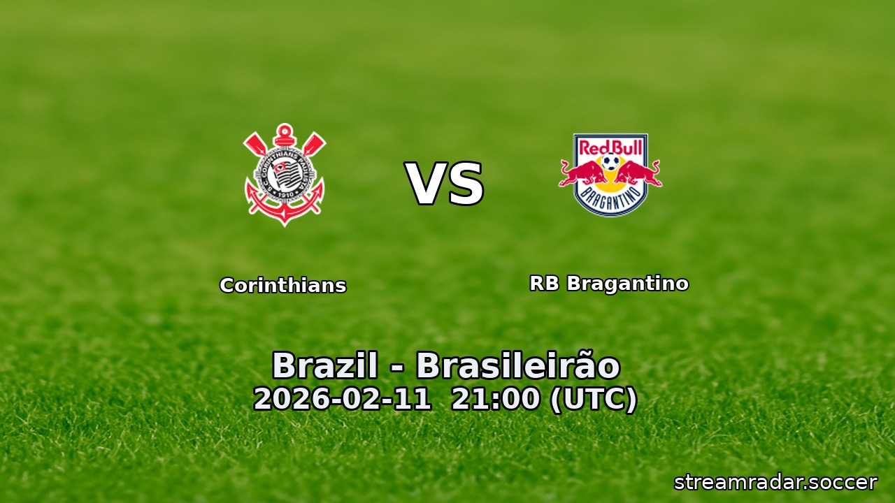 Corinthians vs RB Bragantino