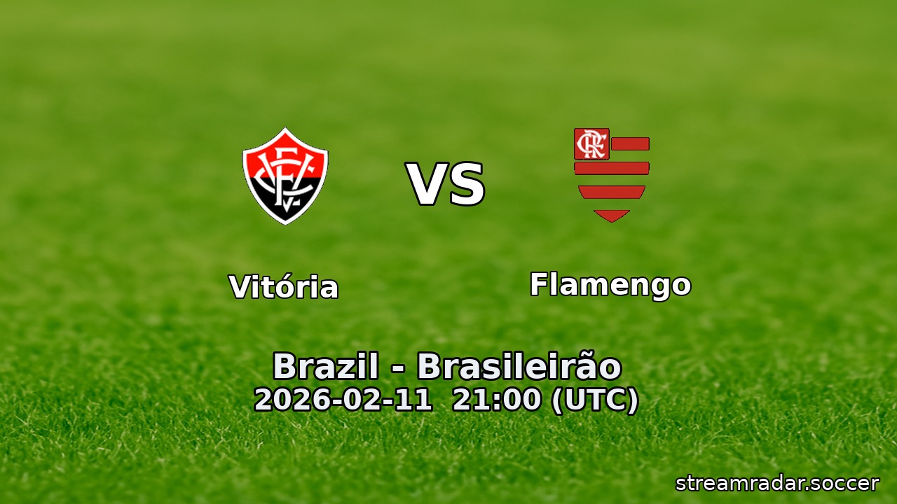 Vitória vs Flamengo