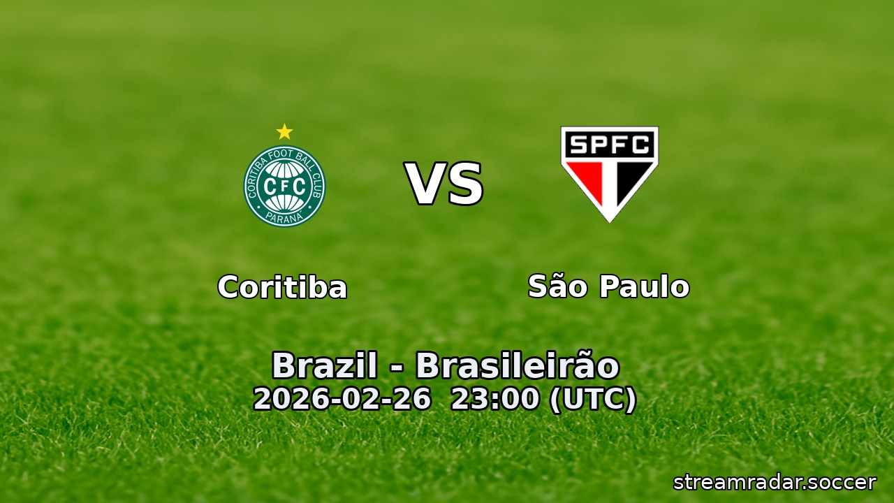 Coritiba vs São Paulo