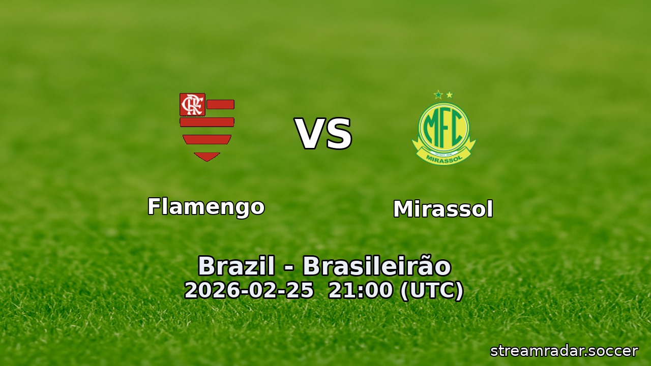 Flamengo vs Mirassol