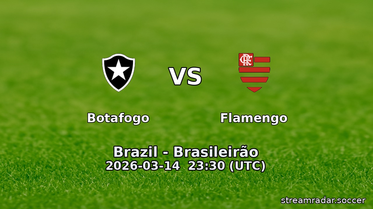 Botafogo vs Flamengo