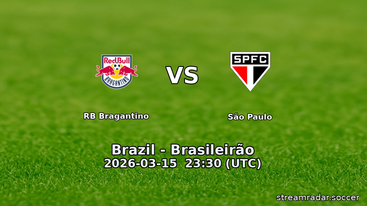 RB Bragantino vs São Paulo