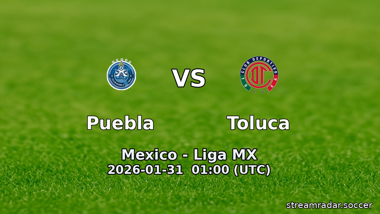 Puebla vs Toluca