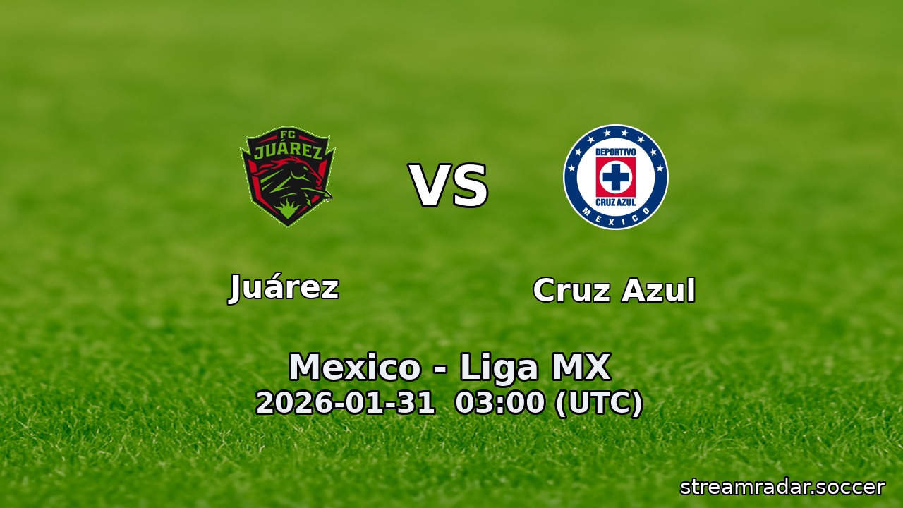 Juárez vs Cruz Azul