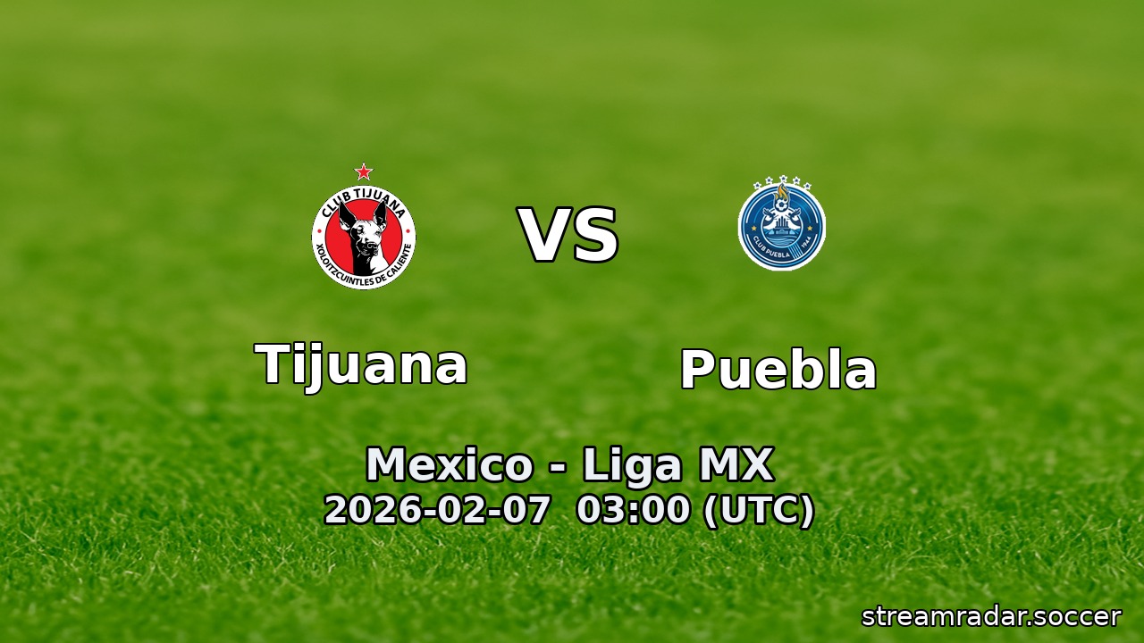 Tijuana vs Puebla
