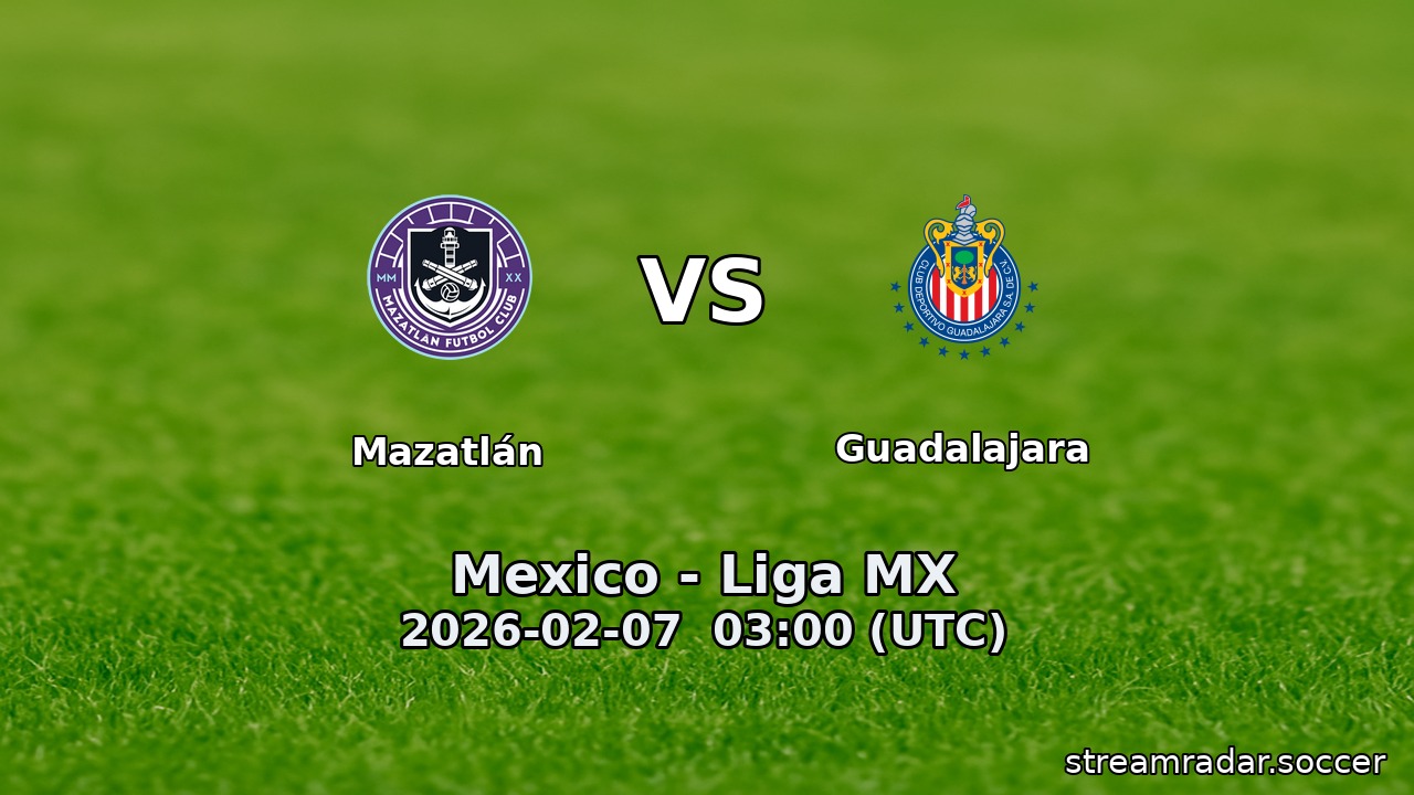Mazatlán vs Guadalajara