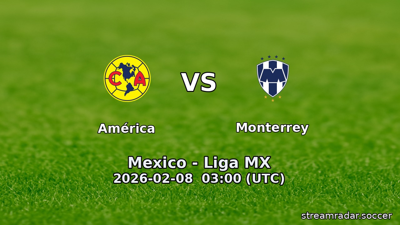 América vs Monterrey